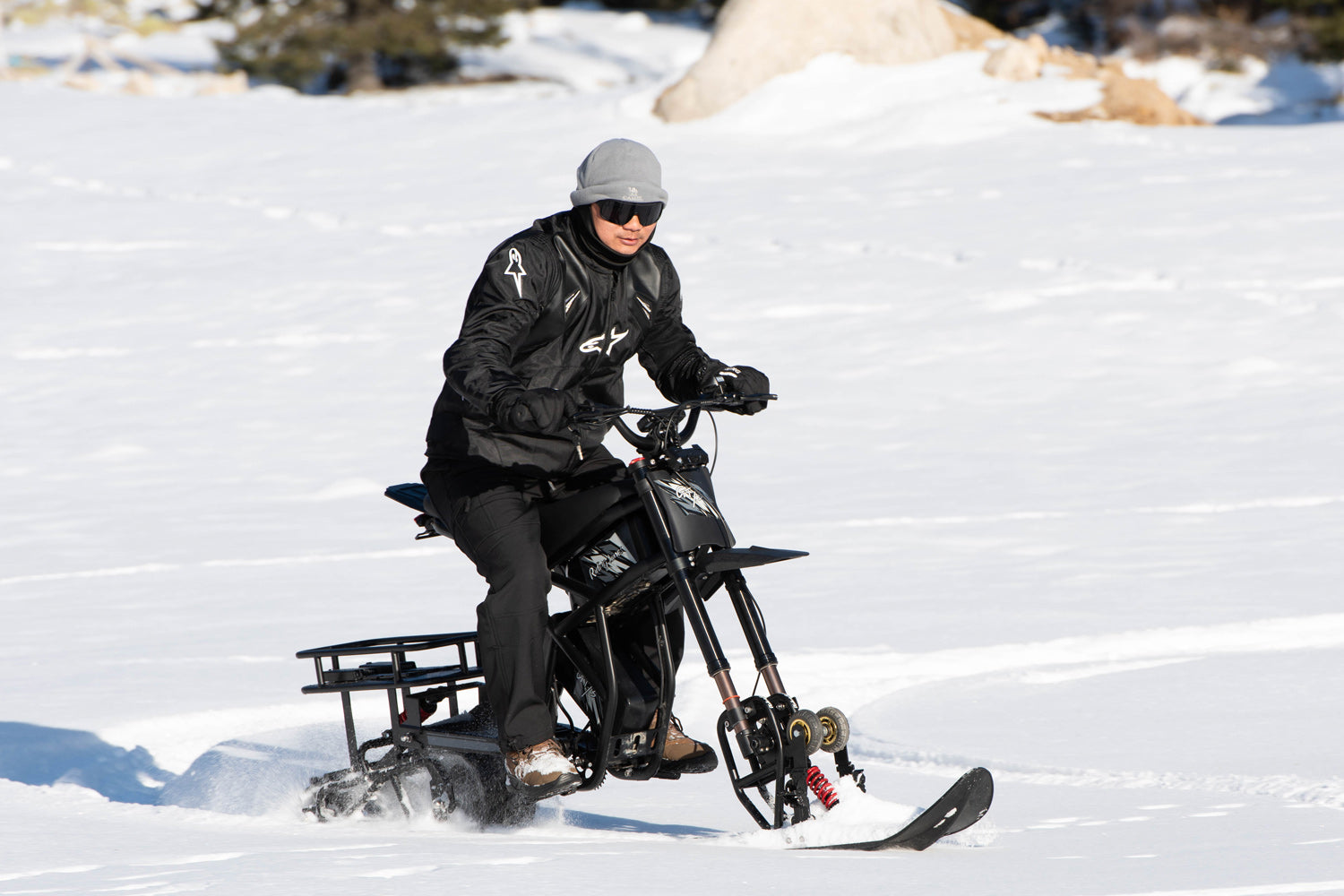 GT73 Pro na neve - prova de resistência