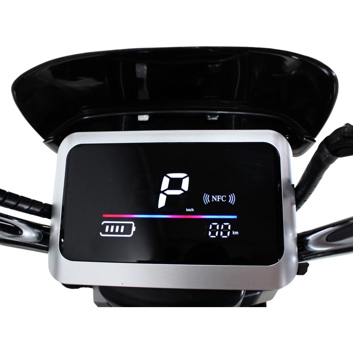 Scooter elétrica WD2S preta, foto 2 da galeria