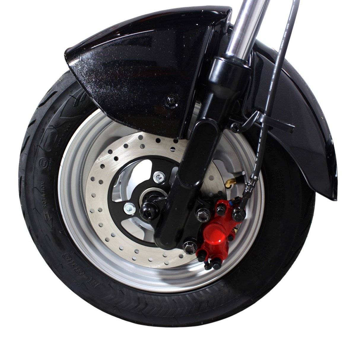 Scooter elétrica WD2S preta, foto 5 da galeria